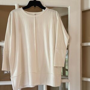 SPANX Women's Cream Sweatshirt